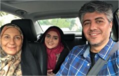 قابی از شام خانوادگی شهرام پور اسد بازیگر ستایش در رستوران+عکس