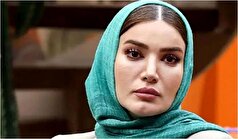 قابی هنری از متین ستوده با آینه و شمعدان/بنمای رخ که باغ و گلستانم آرزوست.