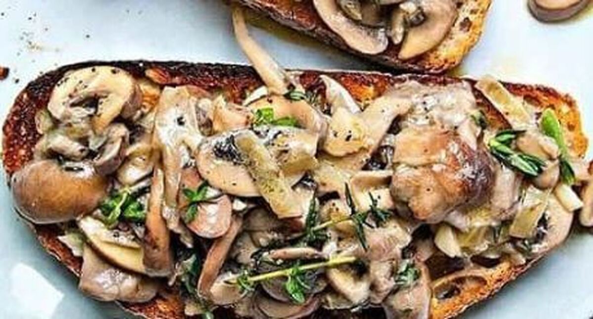 طرز پخت نان تست و قارچ مخصوص افراد رژیمی