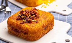 ته چین گوشت و هویج با یک رسپی ساده مخصوص نو عروس‌ها!