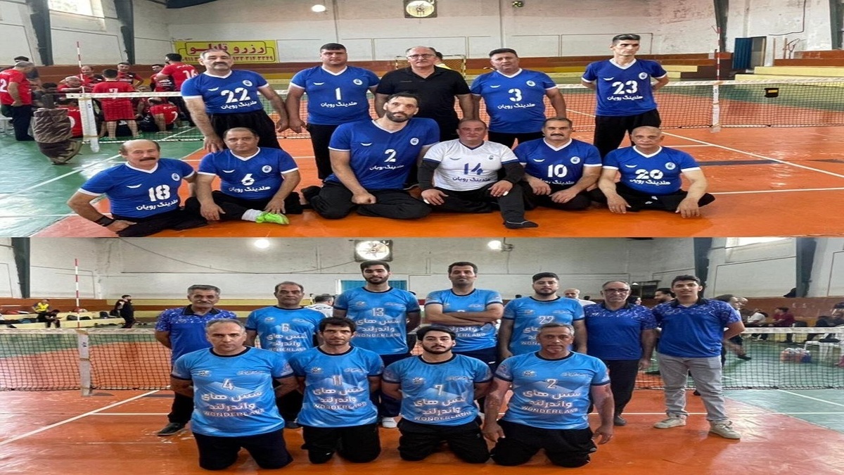 صعود چالوس و آمل به فینال لیگ والیبال نشسته مازندران