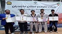 نبرد تکواندوکاران مازندران در محمودآباد