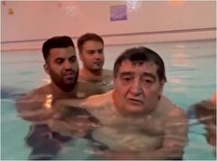 شفاف سازی رضا رویگری در مورد عکس وایرال شده اش در یک استخر