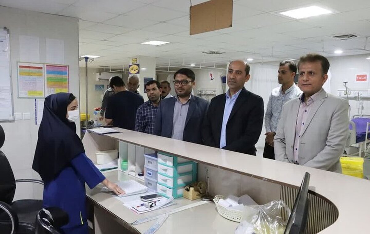 وضعیت امکانات درمانی در شهرستان دشتی بررسی شد