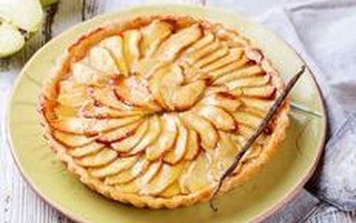 رسپی پخت پای سیب فرانسوی برای عصرانه