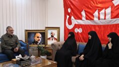 دیدار شهردار تهران با خانواده سرداران شهید «رشید» و «ربانی»