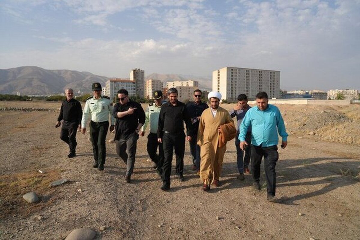 بازدید معاون دادستان تهران از حریم رودخانه کن