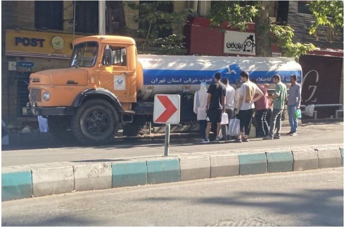 تصویر خبر ساز از تهران و بحران بی آبی اش
