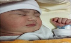 نوزادی با وزن ۵ کیلو و ۲۰۰ گرم در آبادان به دنیا آمد