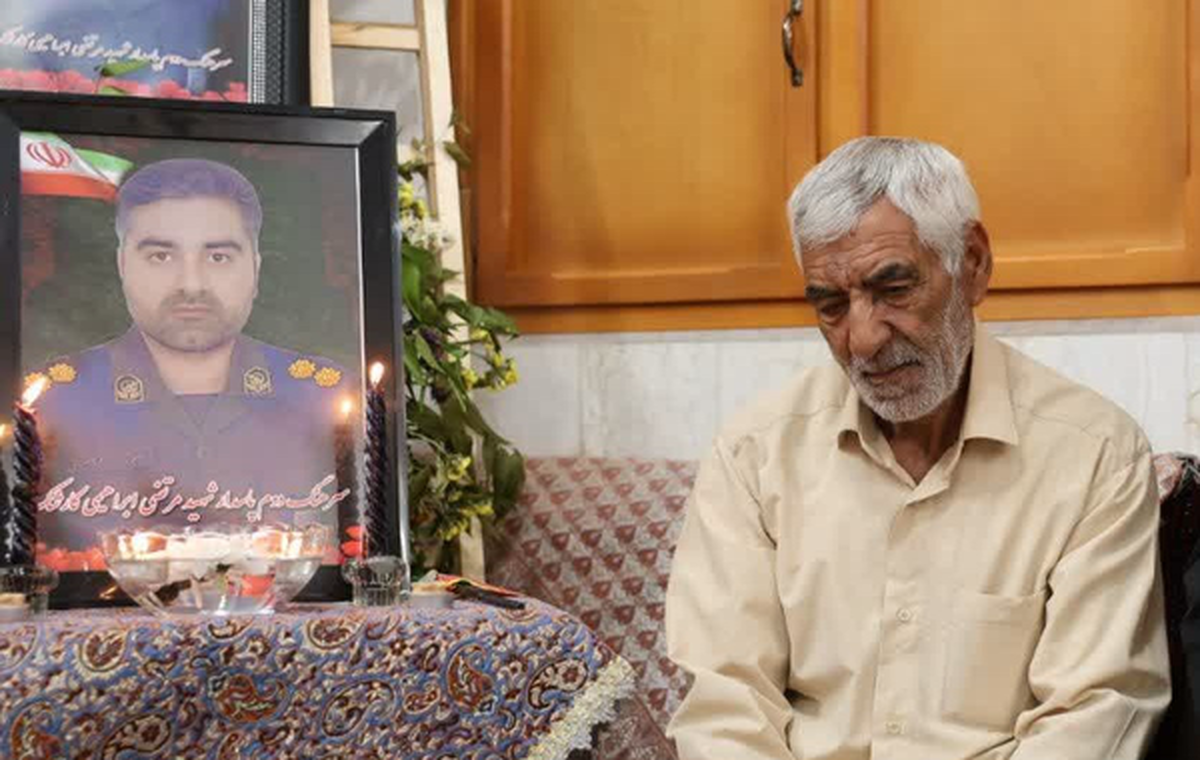 پدر شهید ابراهیمی: افتخار می‌کنم فرزندم مقابل اسرائیل ایستاد
