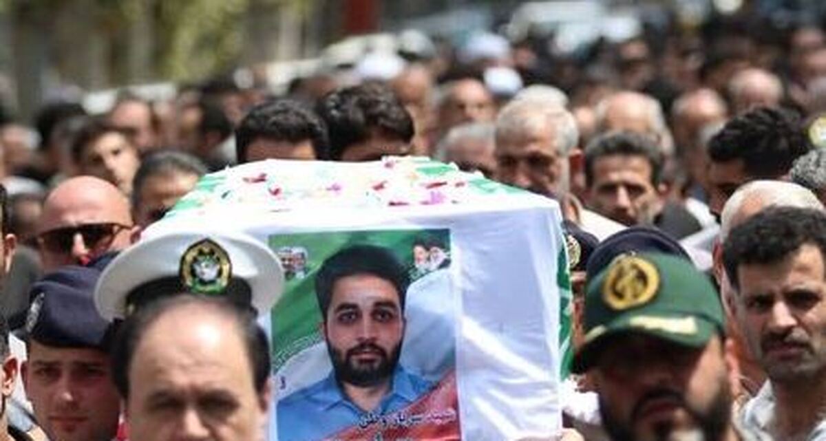 پیکر سرباز شهید «مهران منوری» در زادگاهش فومن آرام گرفت