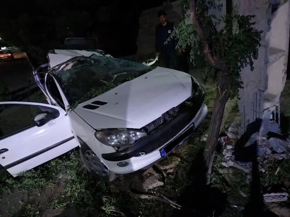 مرگ دلخراش ۲ جوان زرندی در حادثه رانندگی