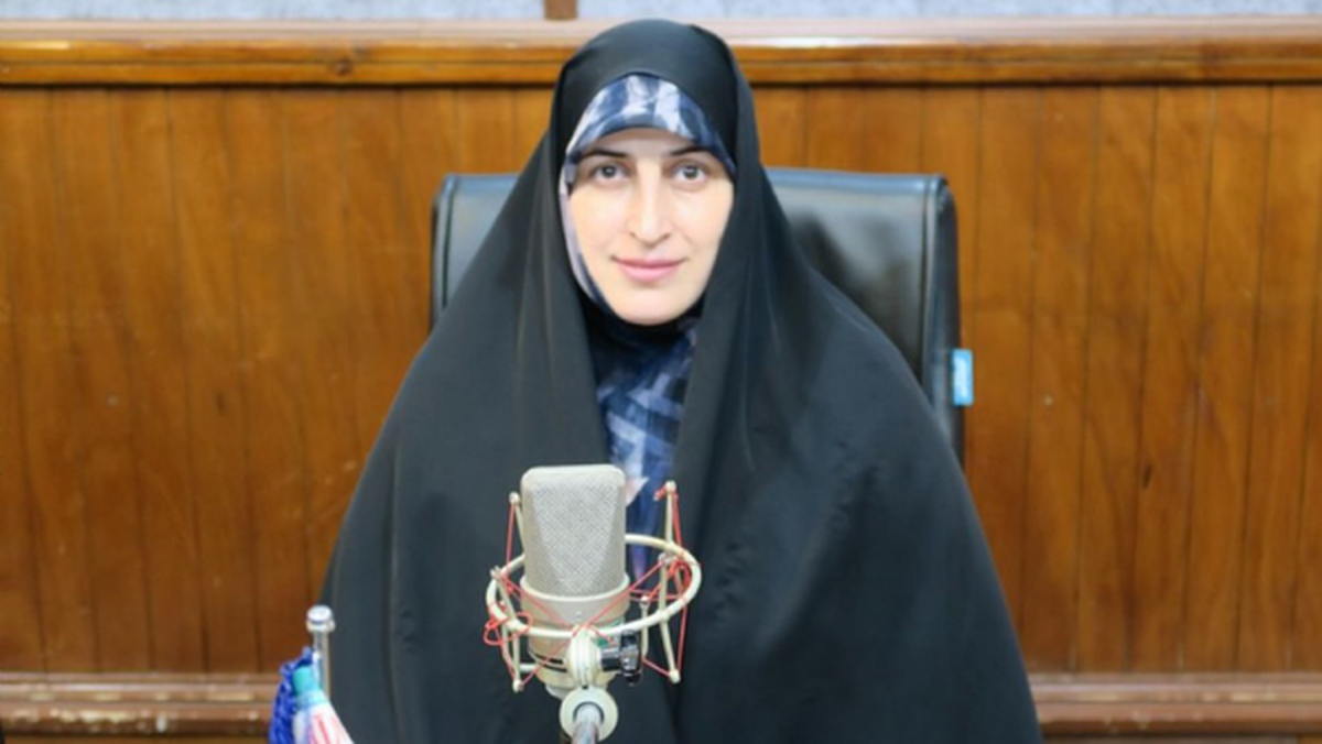 وداع با تنها بانوی بسیجی مسئول در جنگ ۱۲ روزه