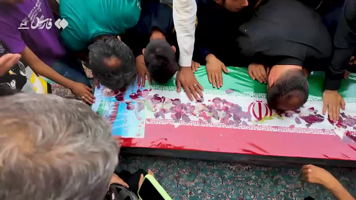 فیلم | همسر شهیدسلگی: شهادت همسرم را به رهبر انقلاب تبریک می‌گویم