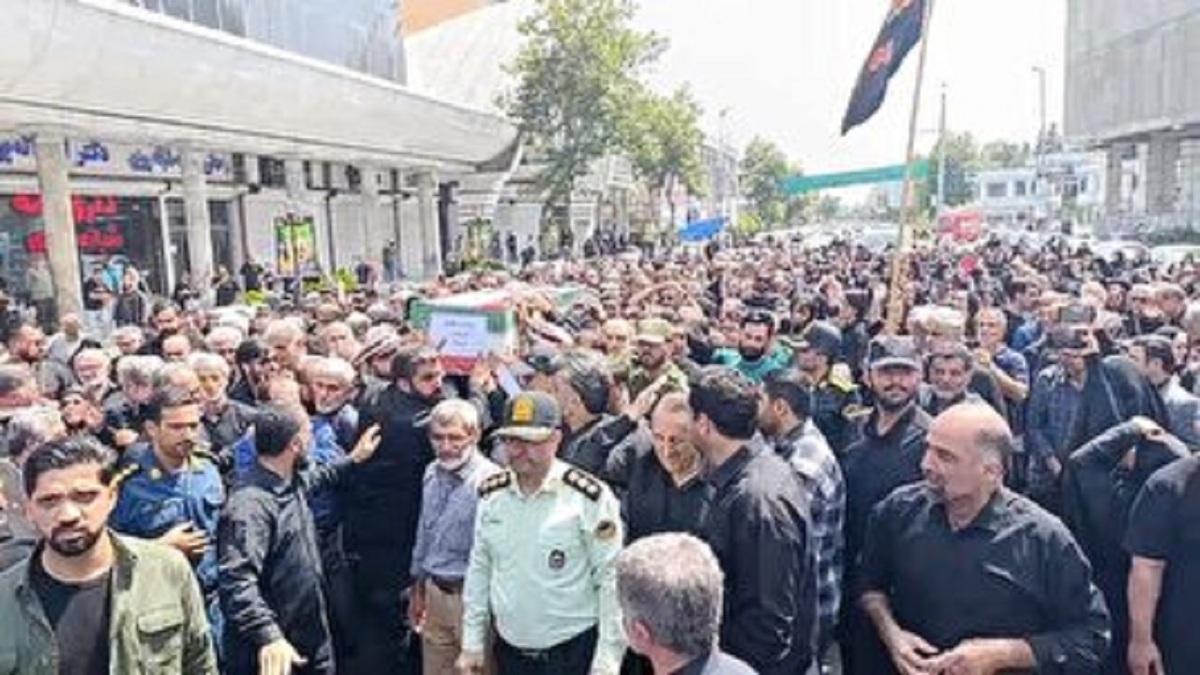 تشییع و خاکسپاری پیکر سرباز غیور وطن در قائمشهر