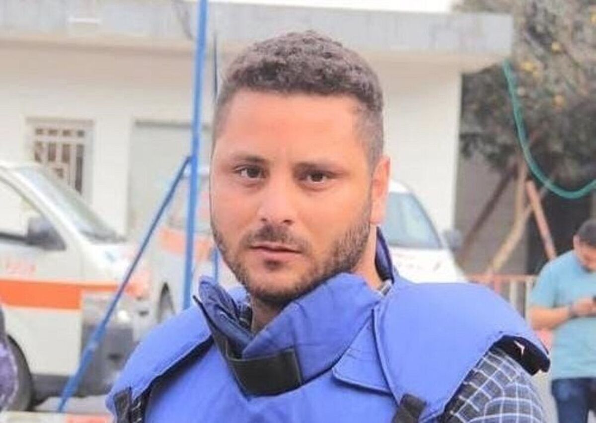 شهادت «احمد سعد» خبرنگار فلسطینی بر اثر بمباران رژیم صهیونیستی