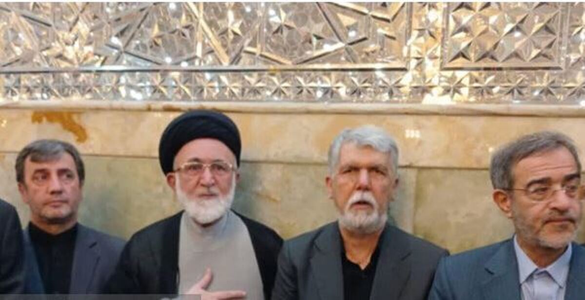 حضور وزیر ارشاد در مراسم خاکسپاری پیکر مطهر شهید طهرانچی