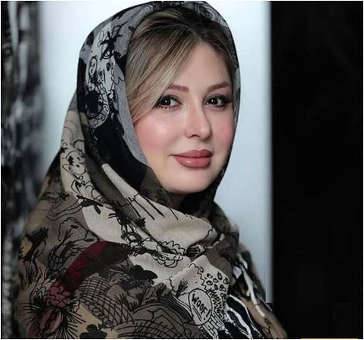 دیدار غم انگیز نیوشا ضیغمی و دختر کوچولویش با پدر آسمانی اش/روحش شاد