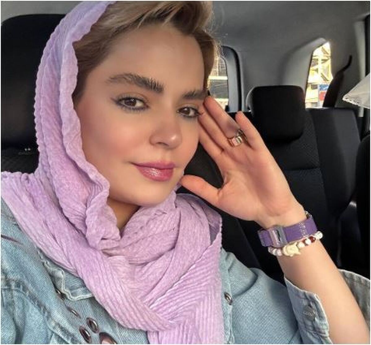 استایل خاص و مشکی قرمز سپیده خداوردی در سفرش به شمال را از دست ندهید+عکس
