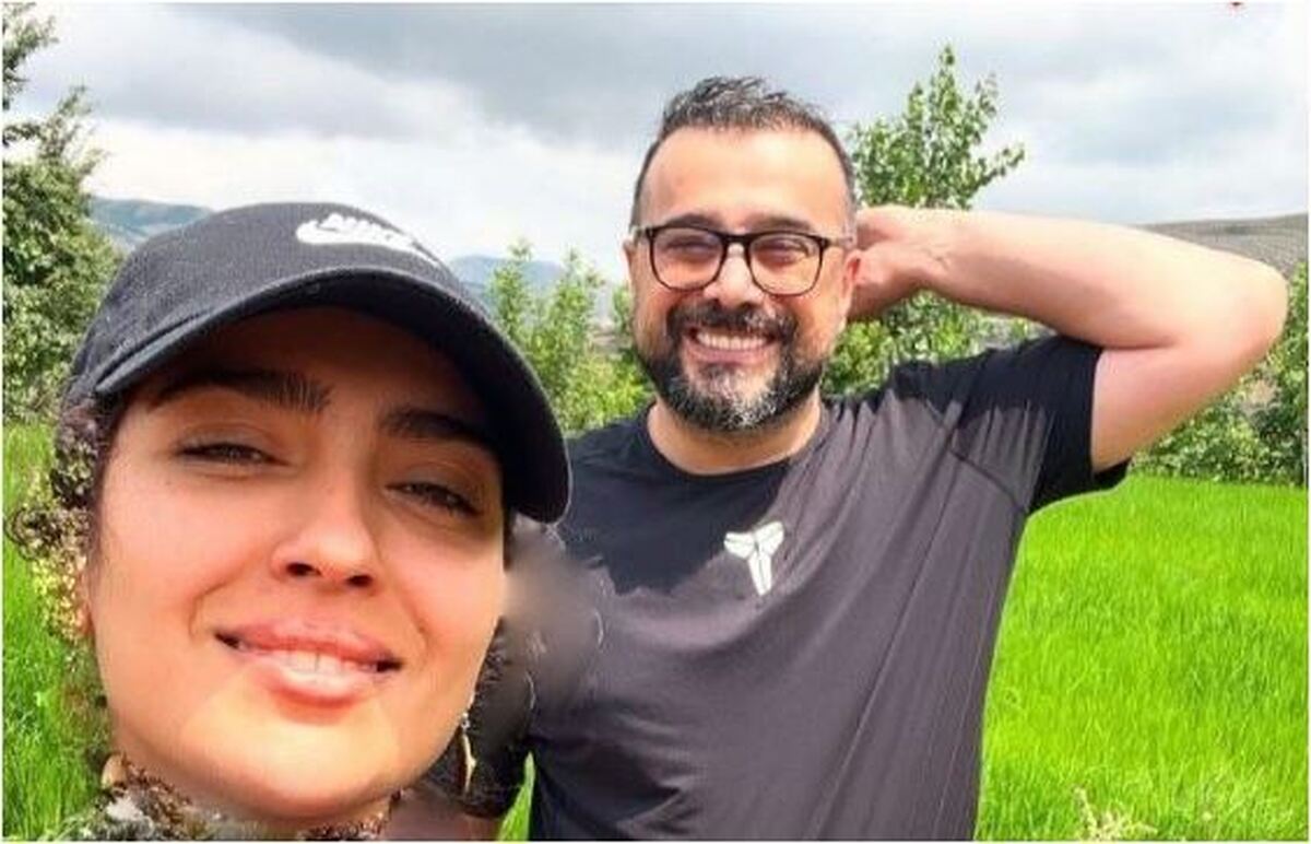 شکار لحطه‌های خاص پدربزرگ کنار نوه تازه دنیا آمده اش توسط مونا کرمی/عجب عکس احساساتیی!