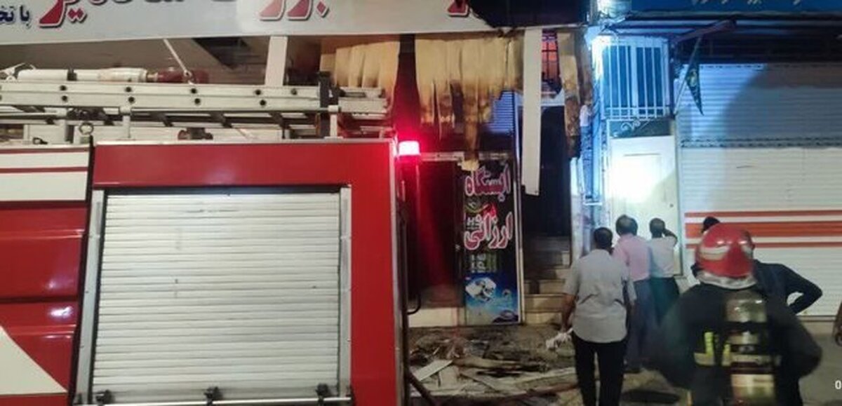 نجات ۷ محبوس در حریق منزل مسکونی در کرمانشاه