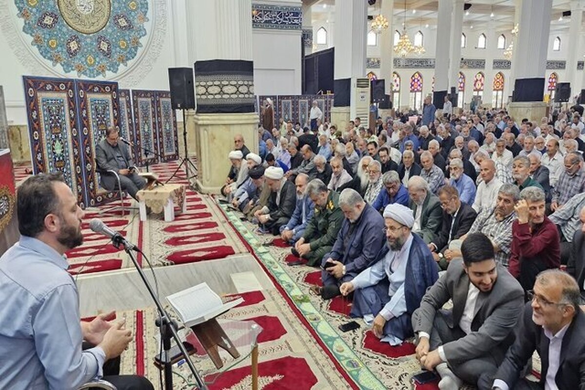 محفل قرآنی گرامیداشت اربعین شهدای اقتدار در رشت برگزار شد