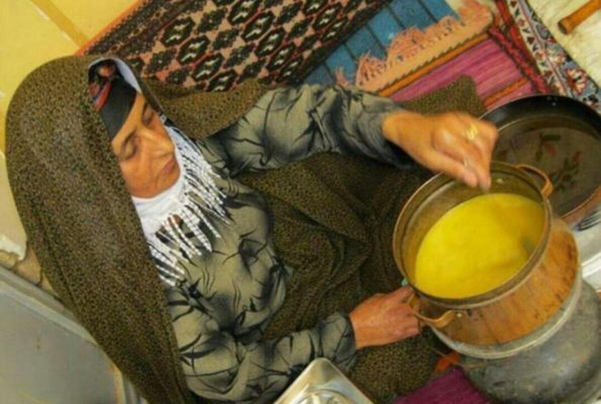 فوت کوزه گری تهیه کشک زرد سیستان بلوچستان