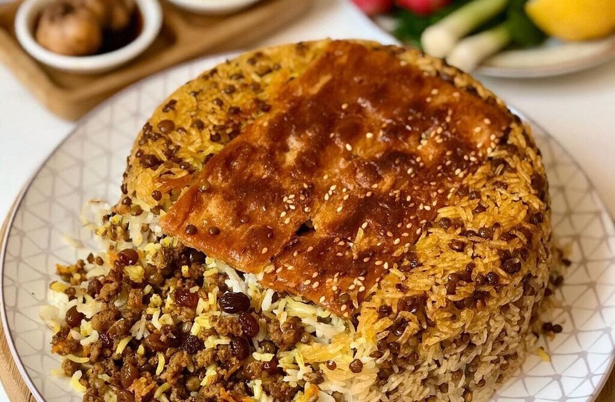 دستور پخت عدس‌پلو با انواع گوشت ها!