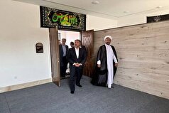 نمازخانه بین راهی شوط ویژه زائران اربعین حسینی افتتاح شد