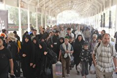 عبور زوار به سهولت وروان از مرز خسروی در جریان است