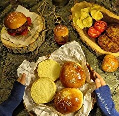 نحوه طبخ نان بریوش همبرگری در خانه