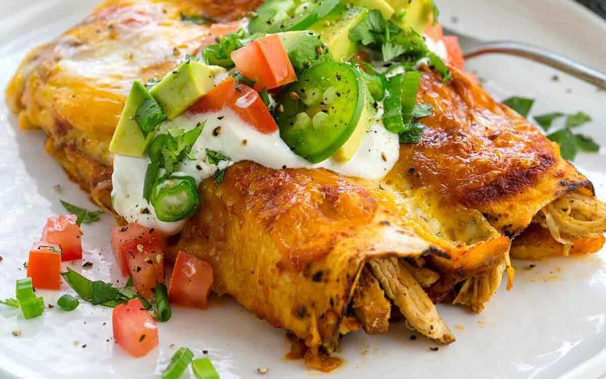 نسخه رژیمی شده آنچیلادا مکزیکی؛ خوشمزه و متفاوت