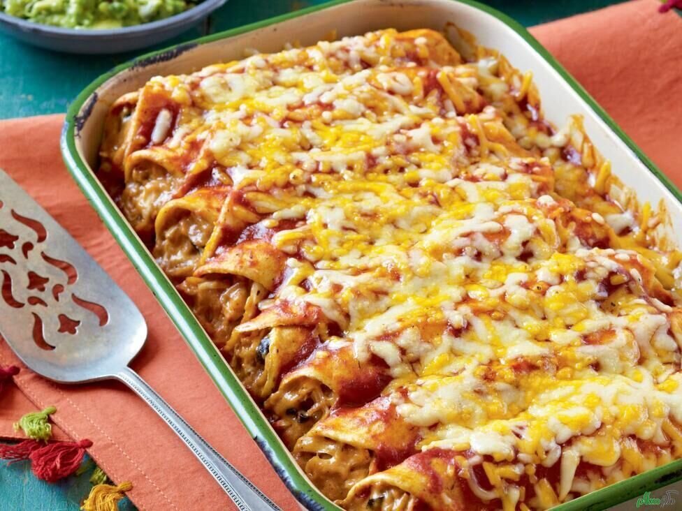 نسخه رژیمی شده آنچیلادا مکزیکی؛ خوشمزه و متفاوت