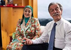 ژست خانومانه تهمینه رجبوا با کت و شلوار آبی آسمانی وایرال شد