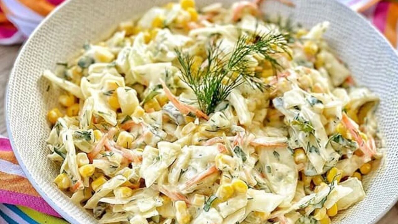 رسپی خوشمزهترین سالاد ذرت رستورانی که نباید از دست بدید! رسپی خوشمزهترین سالاد ذرت رستورانی که نباید از دست بدید!