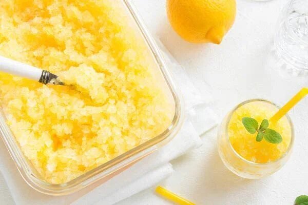 فوت و فن تهیه یخ در بهشت با عطر و طعم لیمو در منزل