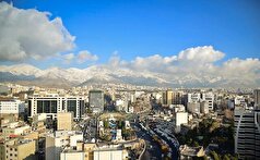 وضعیت قابل قبول کیفیت هوای تهران طی امروز