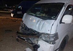 واژگونی اتوبوس کارکنان شرکت نفت در جاده قدیم اهواز–خرمشهر