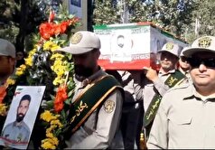 تشییع شهید محیط‌بان پارک ملی گلستان در مینودشت