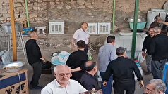 برپایی موکب رزمندگان مراغه‌ای در مسیر بازگشت زائران اربعین
