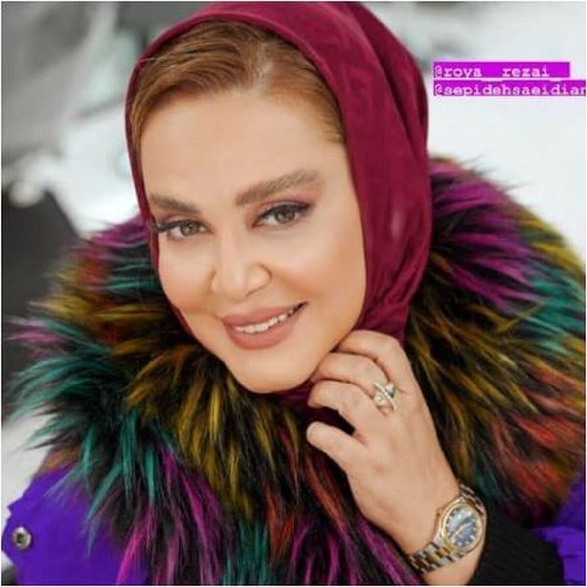 رونمایی بهاره رهنما از خانه پدری درندشت و با صفایش/استخر بزرگ وسط حیاط و گل و...