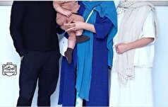 شمع فوت کردن پسر فاطمه گودرزی روی میز بیلیارد! +عکس