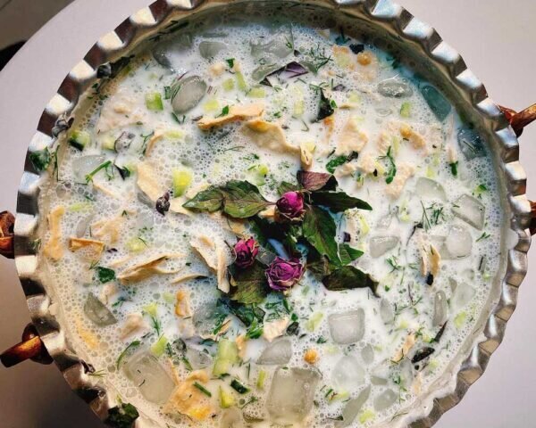رسپی آب دوغ خیار تبریزی /پایه ثابت شما در روز‌های گرم تابستان
