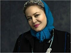 استایل جدید بهاره رهنما با مروارید‌های فراوان و رنگ طلایی و مشکی! /چرا انقدر پر زرق و برق؟!