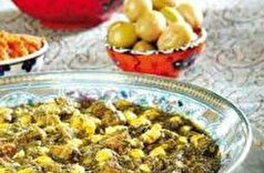 فوت کوزه گری پخت خورش سلک با گوشت چرخ و اسفناج