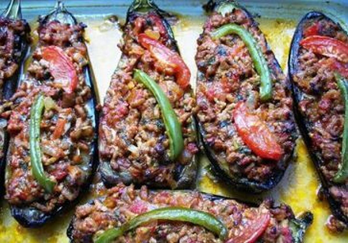 آموزش مرحله به مرحله پخت لونگی بادمجان
