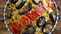 برای شام این بادمجان پلو اقتصادی و لذیذ را آماده کنید