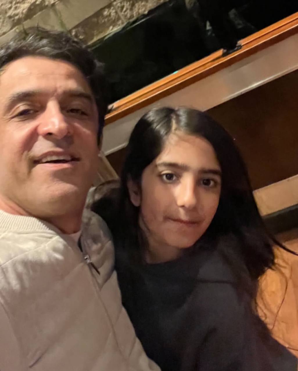 عکس صمیمانه مجید یاسر و دخترش با وایب مثبت!