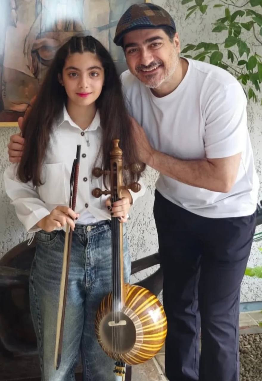همایون شجریان از شاگرد کوچولو و خوشگلش رونمایی کرد!