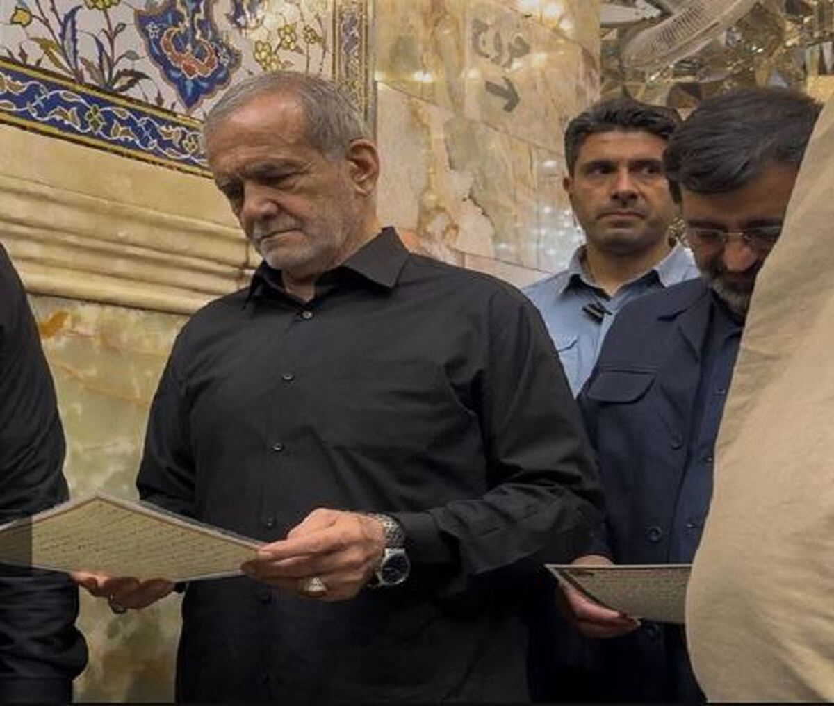 گزارشی از سفر غیررسمی رئیس‌جمهور به شهر مقدس قم